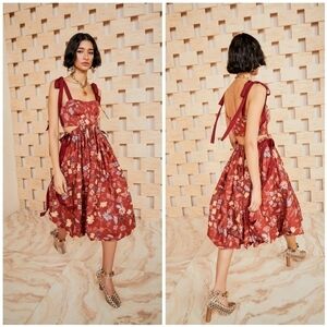 Ulla Johnson Gabrielle Dress in Anemone